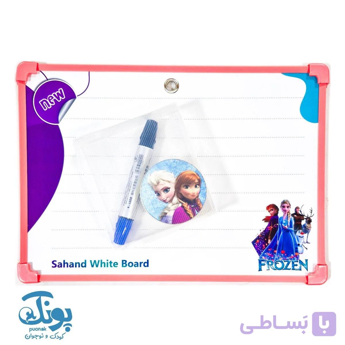 تخته وایت برد به همراه ماژیک و تخته پاکن — تصویر 1