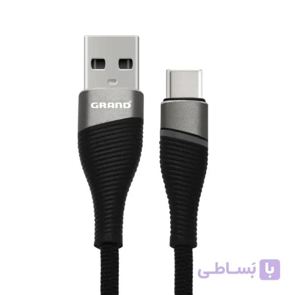 کابل تبدیل USB به تایپ سی (Type-C) گرند مدل GK-18 (با 6 ماه گارانتی) — تصویر 1