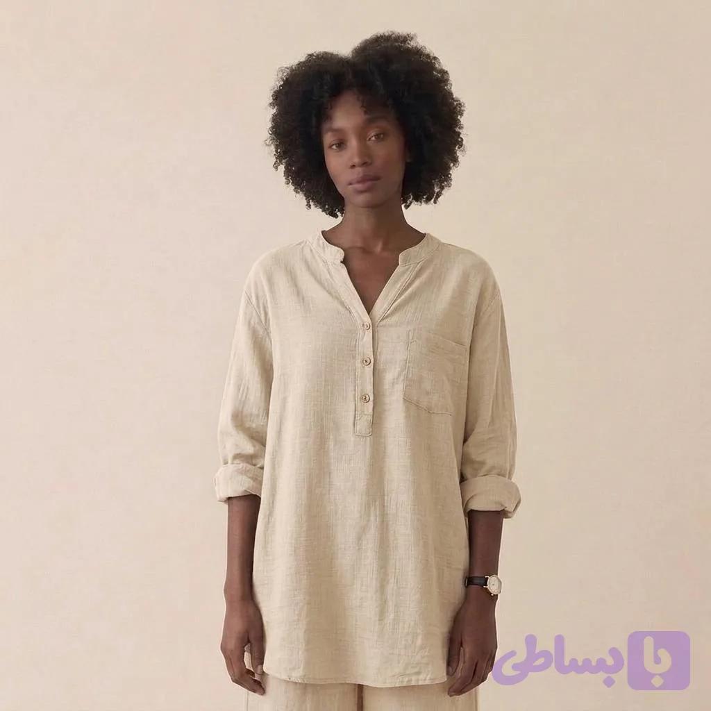 شومیز لینن (کد OTGNA)