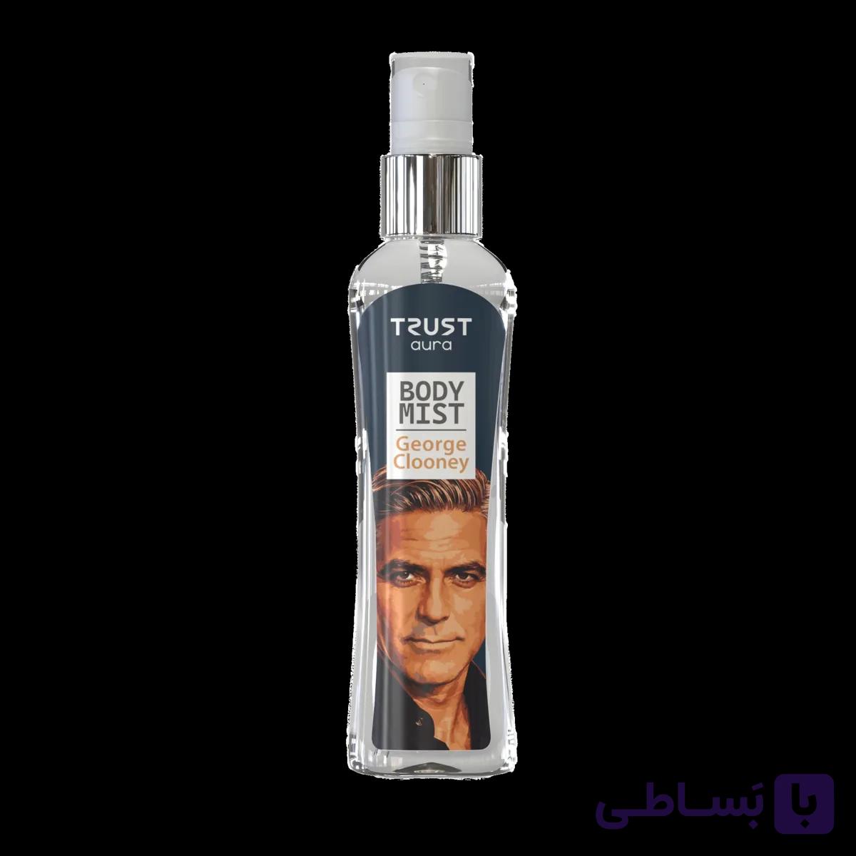 بادی میست مردانه TRUST aura مدل George Clooney