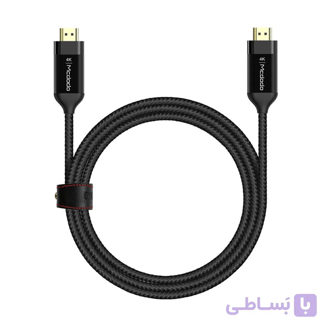 کابل انتقال تصویر HDMI کیفیت 4K مک دودو مدل CA-718 طول 2 متر — تصویر 1