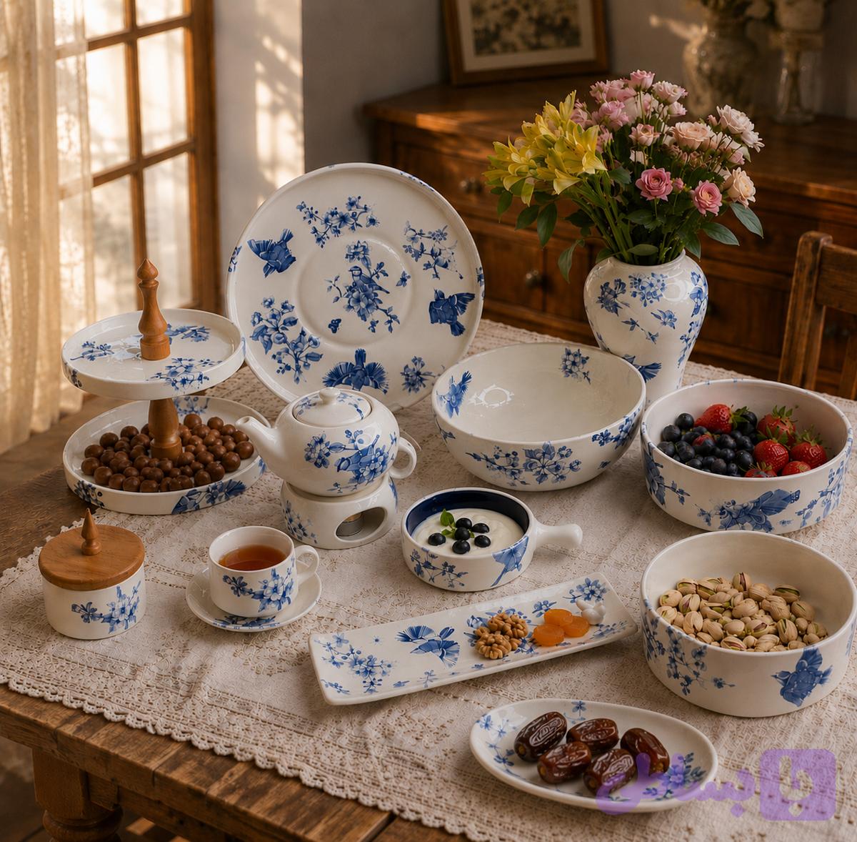 سرویس پرستو آبی ۱۶تکه