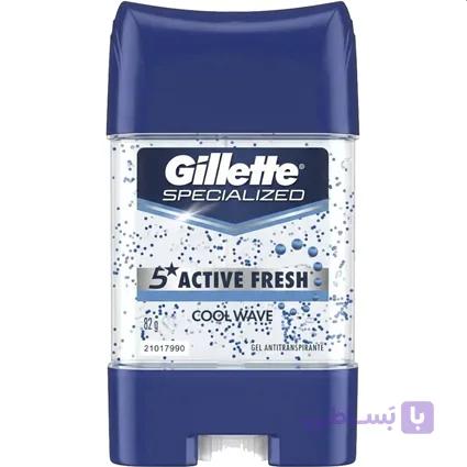 مام ژیلت دانه دار ضدتعریق مردانه Gillette Specialized Active Fresh Cool Wave