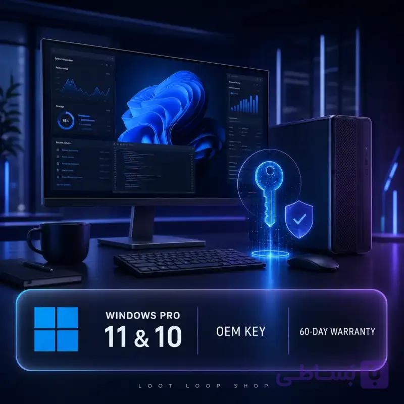 خرید Windows 11 &amp; 10 Pro OEM Key | لایسنس ویندوز Pro با ضمانت 60 روزه — تصویر 1