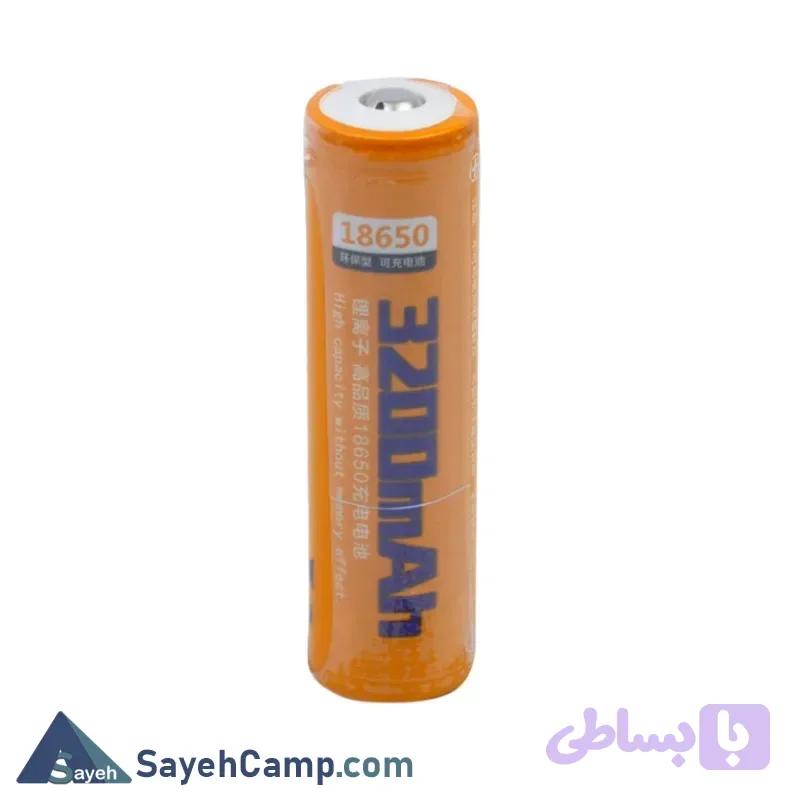 باتری لیتیوم یون 18650 اسمال سان 3200 میلی‌آمپر — تصویر 1