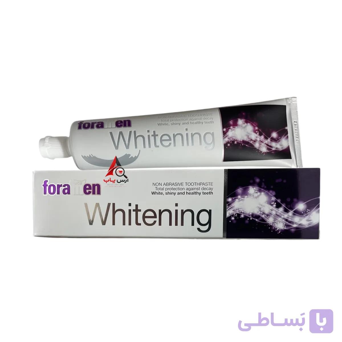 خمیر دندان سفید کننده Whitening فورامن Foramen اسپانیا حجم 125میل — تصویر 1