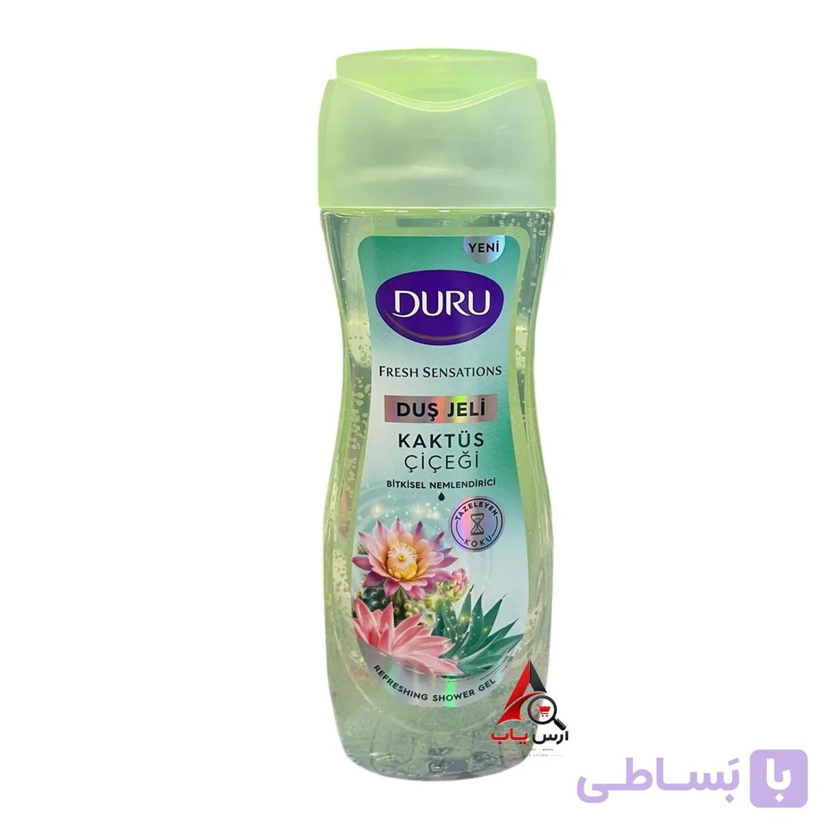 شامپو بدن دورو Duru عصاره گل کاکتوس با خاصیت طراوت بخشی حجم 450 میل — تصویر 1