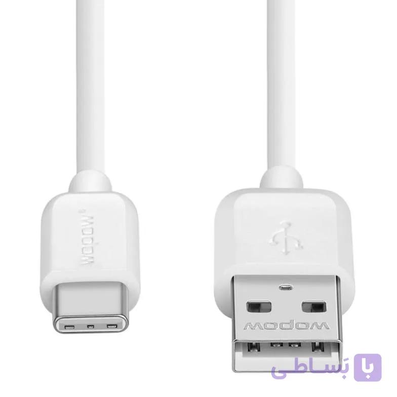 کابل تبدیل USB به USB-TYPE-C (شارژر) وپو مدل LT25 طول ۱متر