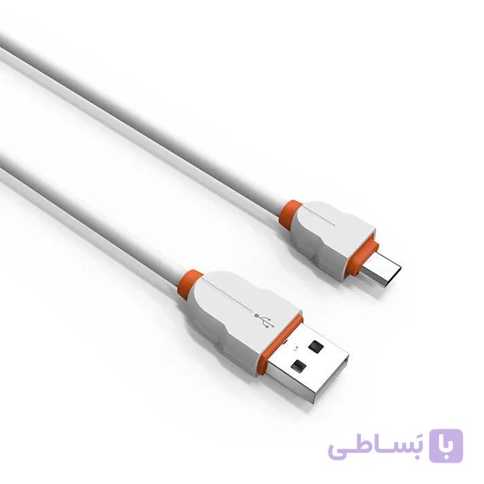 کابل تبدیل USB به microUSB (شارژر اندروید) کینگ استار مدل KS02 طول ۲ متر