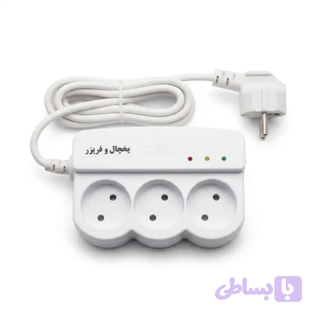 محافظ برق یخچال و فریزر 3 خانه افق مدل 3001 — تصویر 1