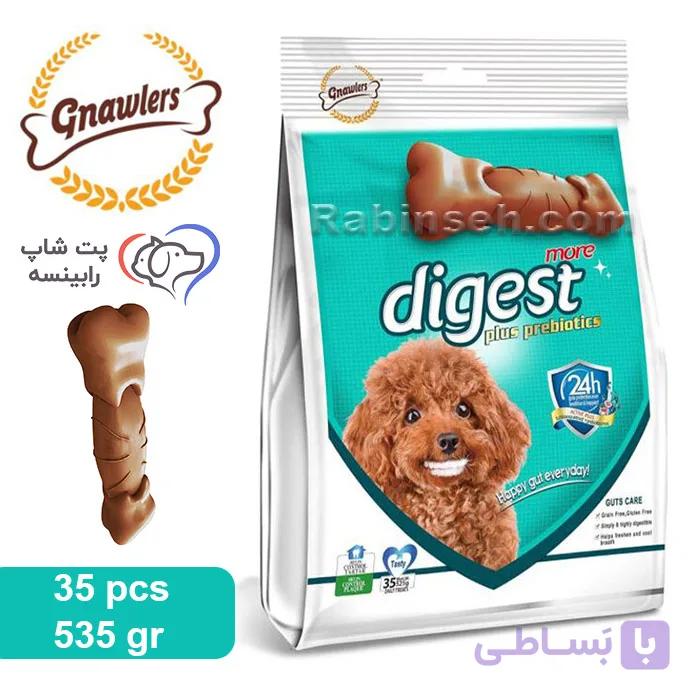 تشویقی دنتال سگ گوارش حساس گناولز سلامت دندان 35 عددی 525 گرم — تصویر 1