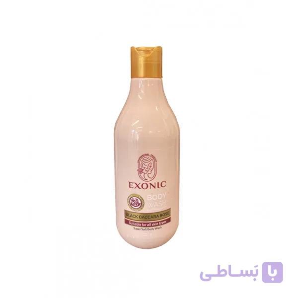 شامپو بدن عصاره رز بلک باکاراEXONIC
