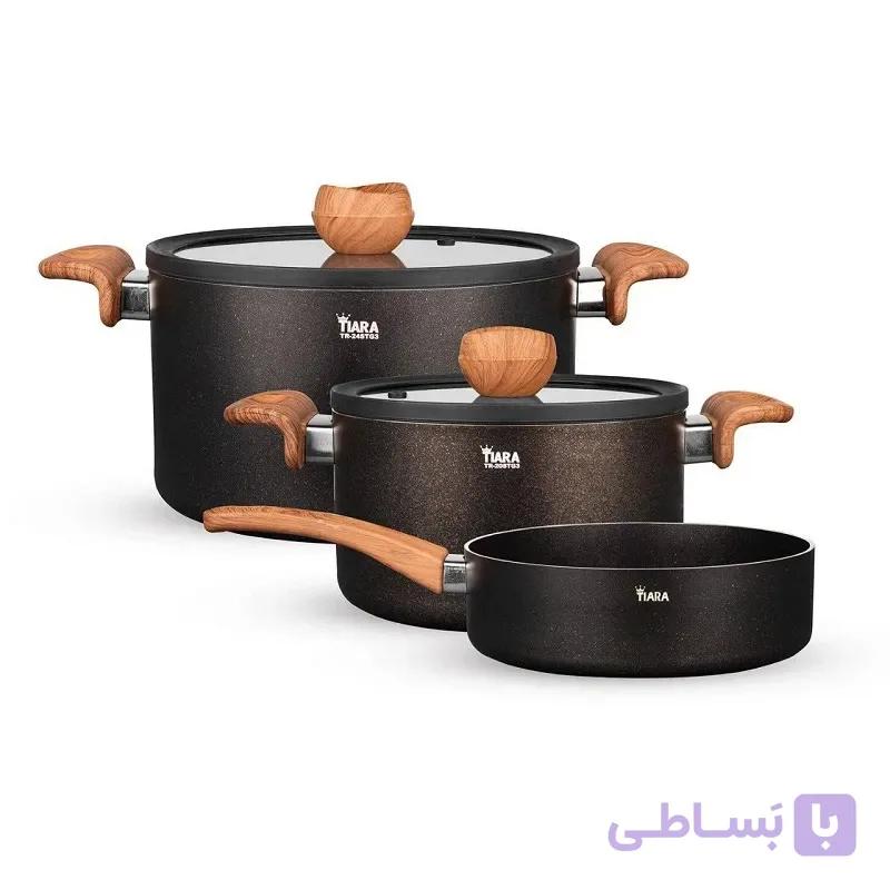 سرویس قابلمه 5 پارچه گرانیت تیارا مدل سلین