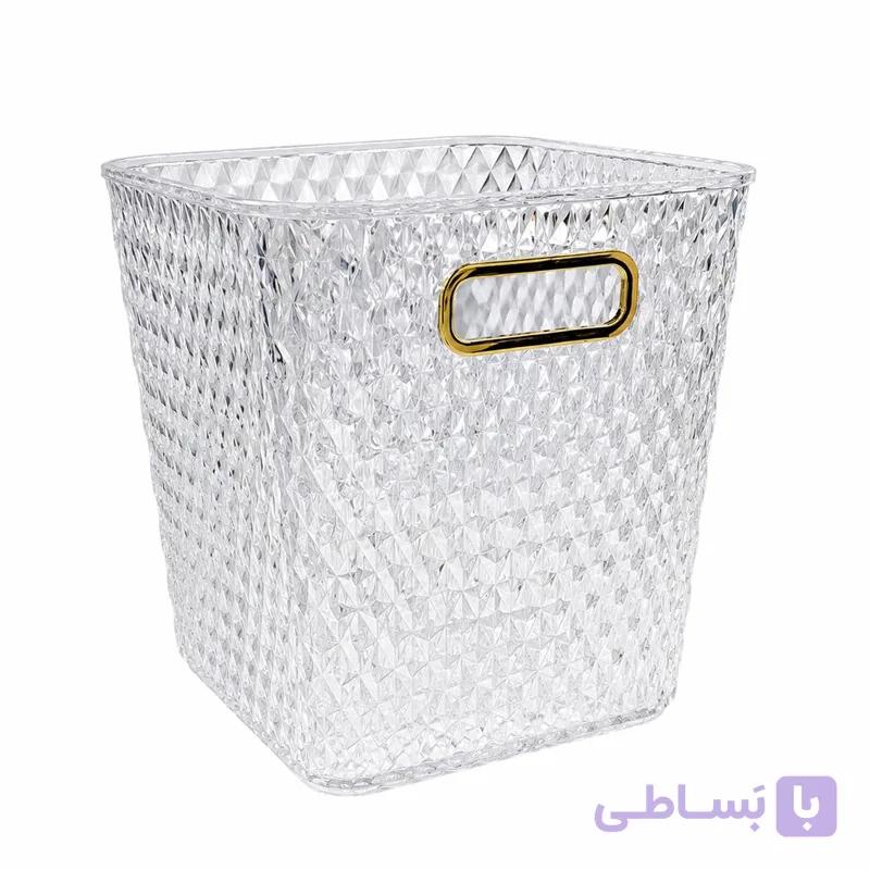 سطل زباله اکرولیک طرح کریستال — تصویر 1