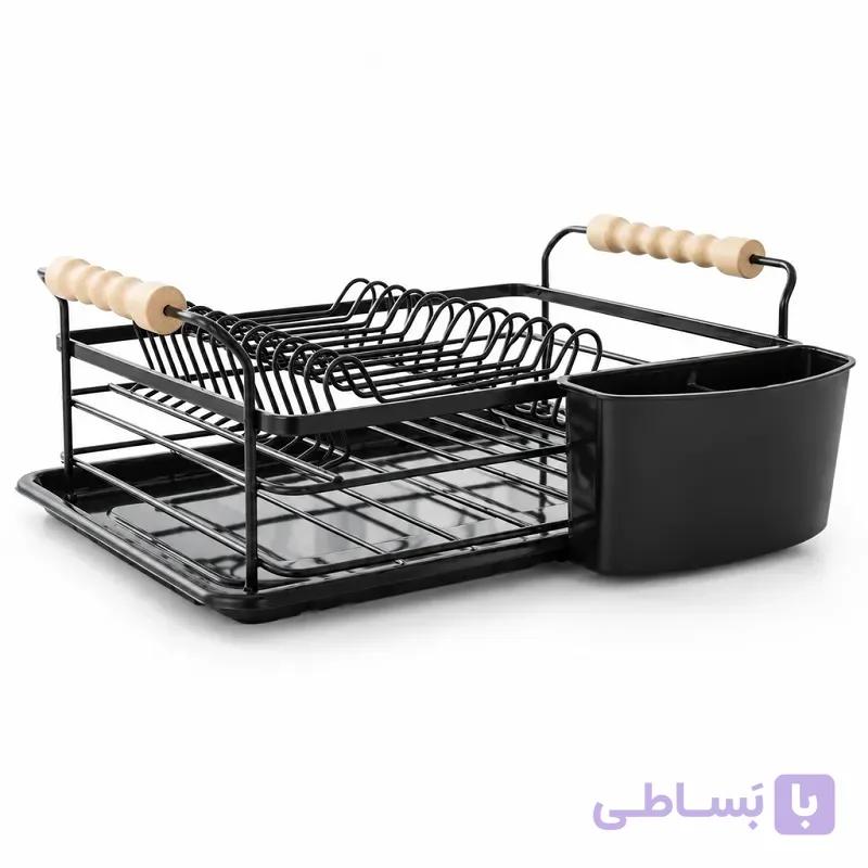 آبچکان رومیزی یک طبقه دسته چوبی — تصویر 1