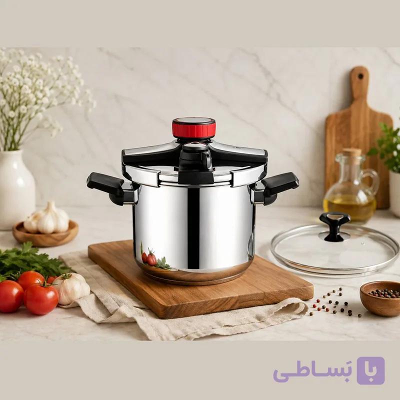 زودپز کرکماز 5 لیتر مدل pressa — تصویر 1