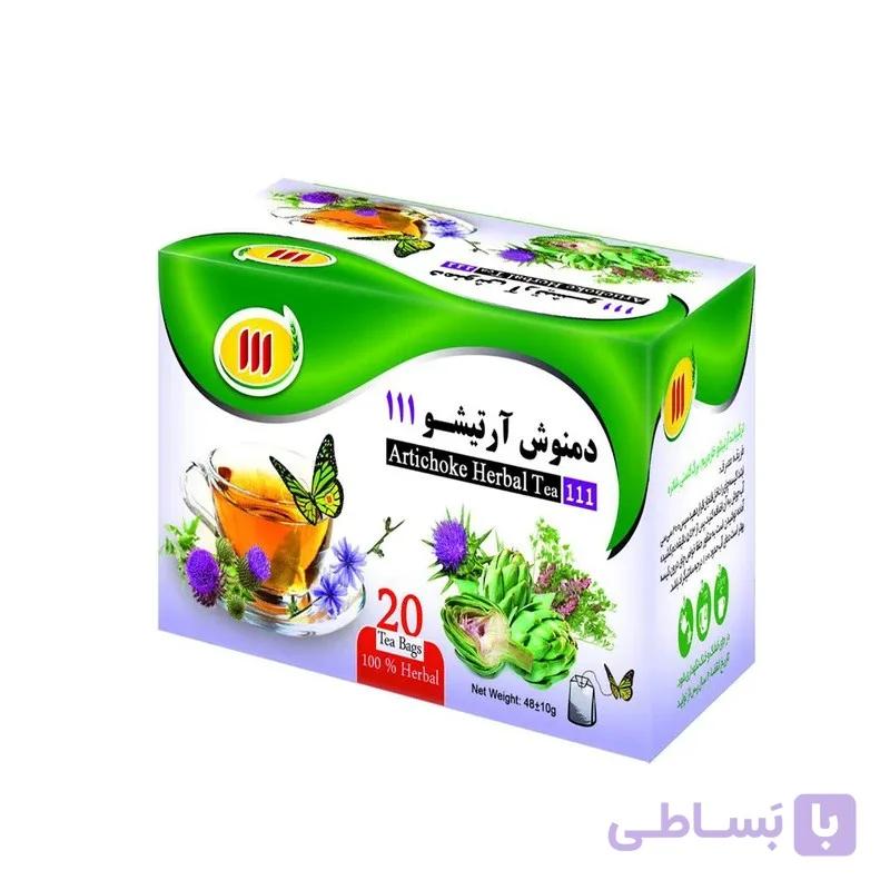 دمنوش مخلوط گیاهی آرامش 111 - 40 گرم بسته 20 عددی