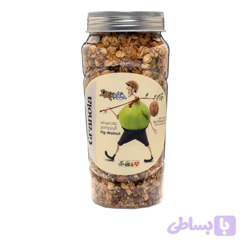 گرانولا جودوسر پرک و میوه خشک و مغز تخمه میکس شده با شیره خرما درین کام - 350 گرم