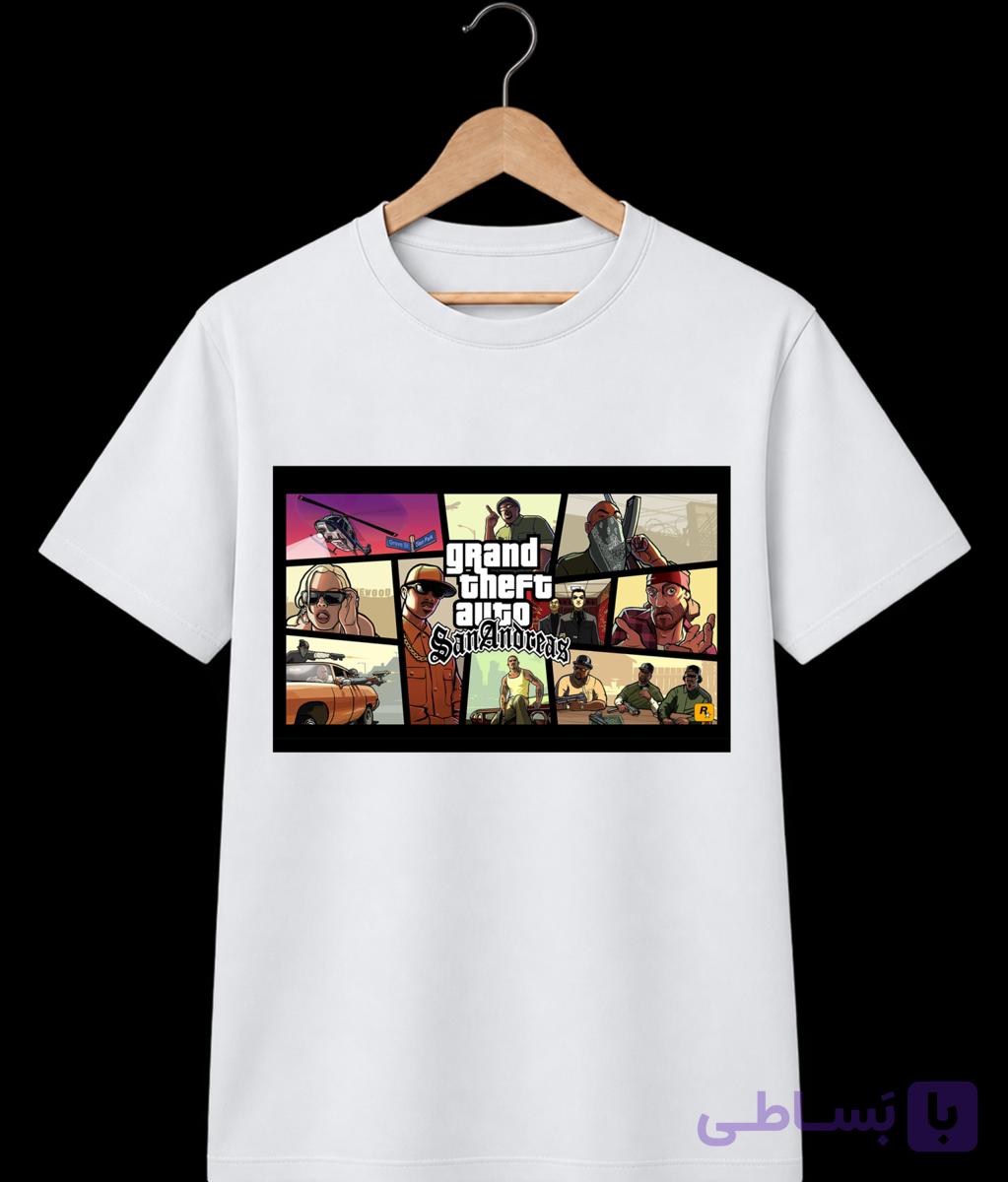 تیشرت مردانه طرح GTA San Andreas