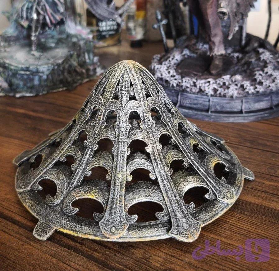 کلاه فلامنتی کاسپلی آیرون کاسا | Iron Kasa Elden Ring — تصویر 1