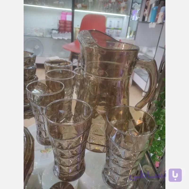 پارچ و لیوان شامپاین طرح مروارید