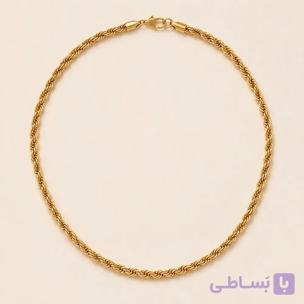 گردنبند طنابی زنانه ژوپینگ ۴۵ سانتی‌متر کد N103 | میس‌گالری
