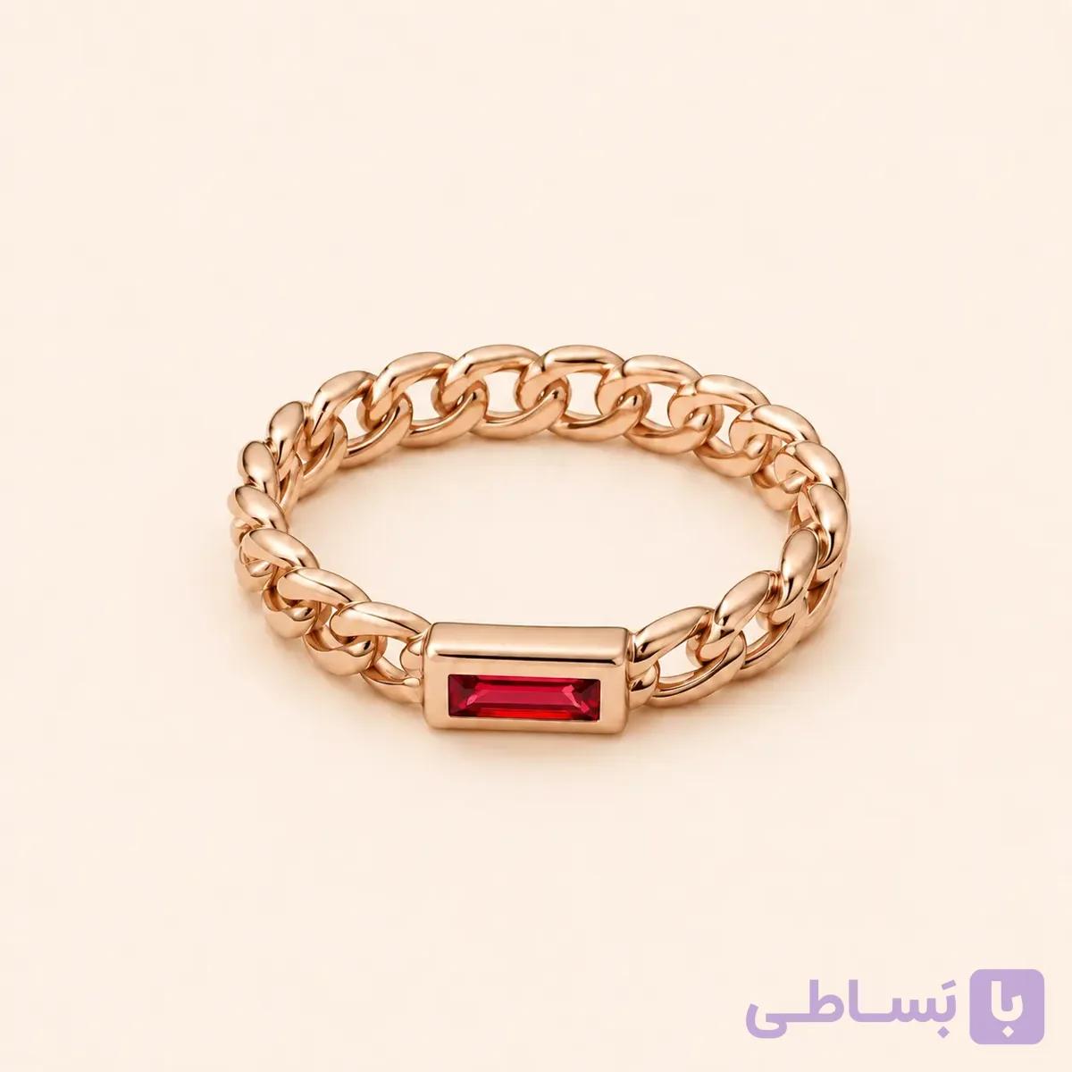 انگشتر ظریف زنانه ژوپینگ طرح کارتیر کد R106 | میس‌گالری