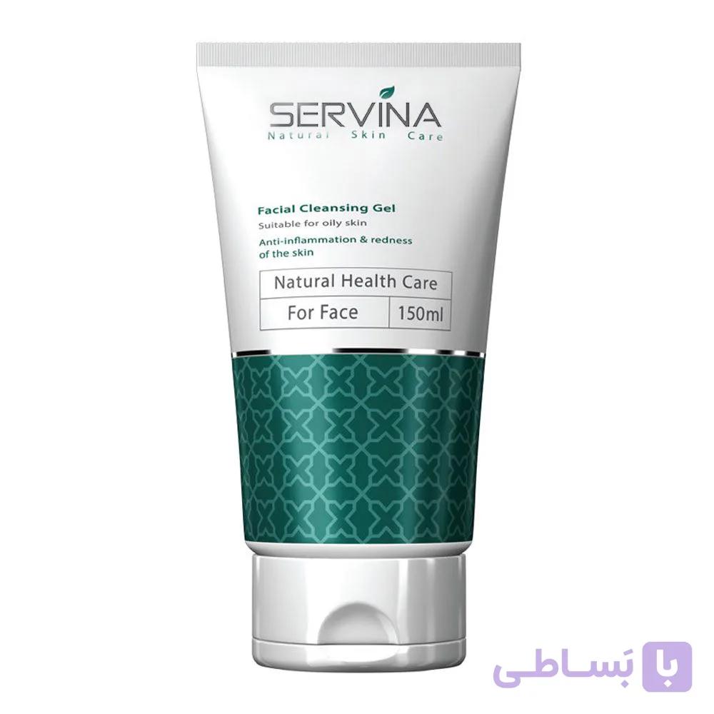 ژل شستشوی سروینا مناسب پوست چرب حجم 150ml