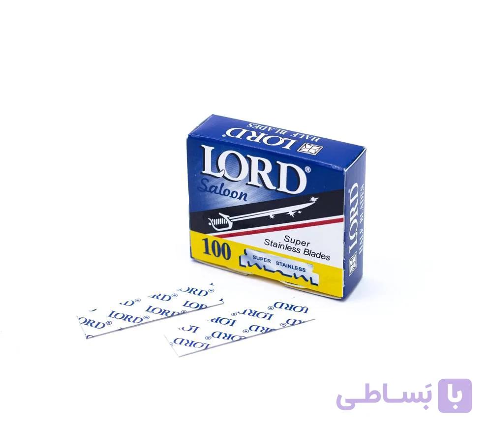 تیغ نصفه لرد بسته ۱۰۰ عددی