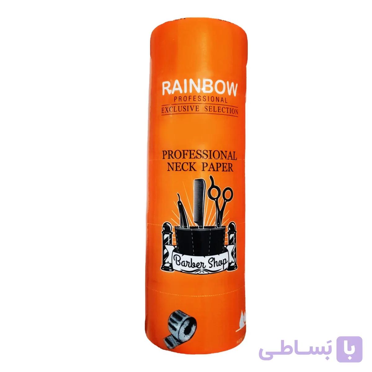 رول گردن آرایشگری رینبو بسته ۵ عددی