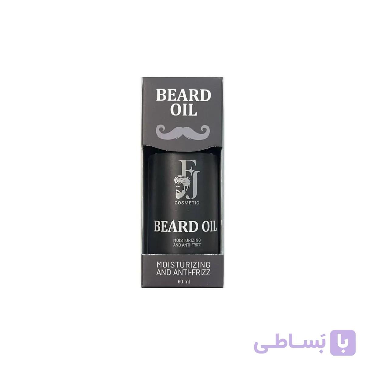 روغن تقویت کننده ریش و سبیل اف جی حجم ۶۰ میلی لیتر با رایحه آلوئه ورا مردانه