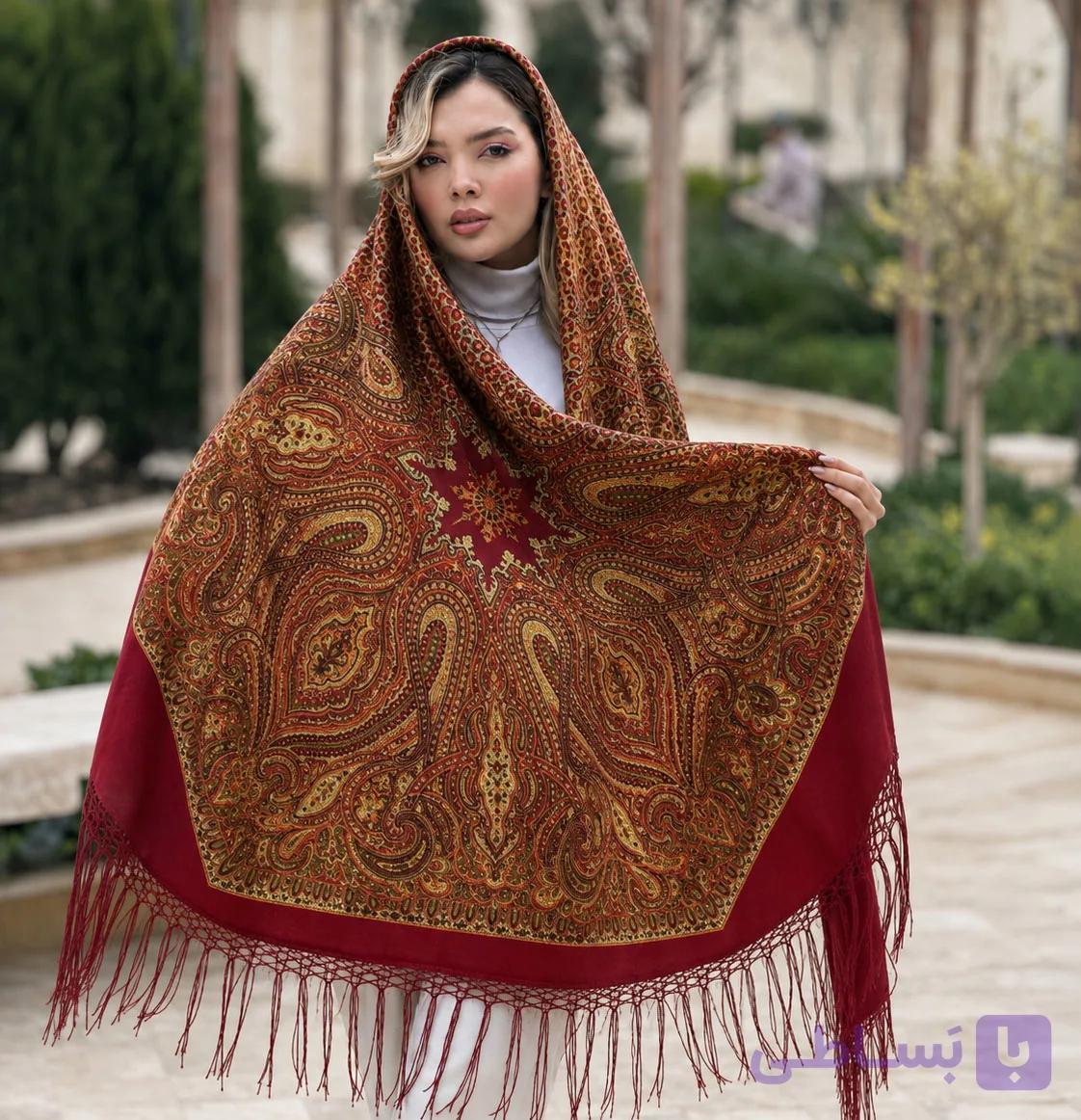 روسری ترک نخی کد 100129 — تصویر 1