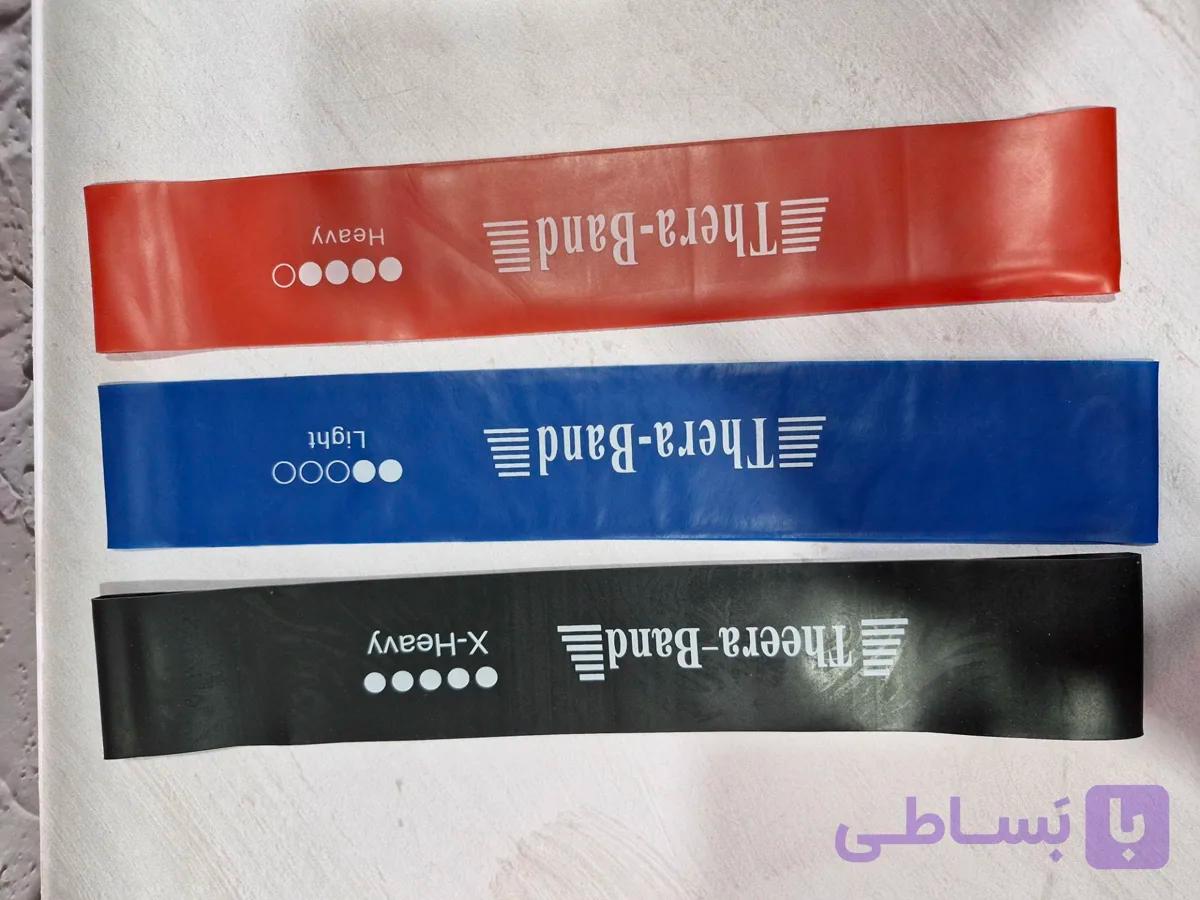 کش بدنسازی پیلاتس پاور مینی لوپ Theera-Band Heavy- کش مینی لوپ تراباند — تصویر 1