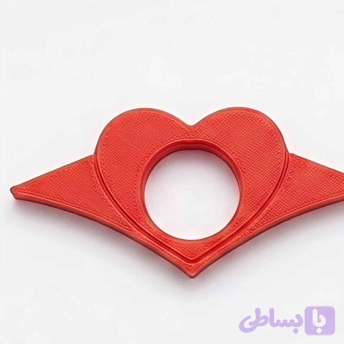 نگهدارنده صفحه کتاب انگشتی مدل قلب کد 1106