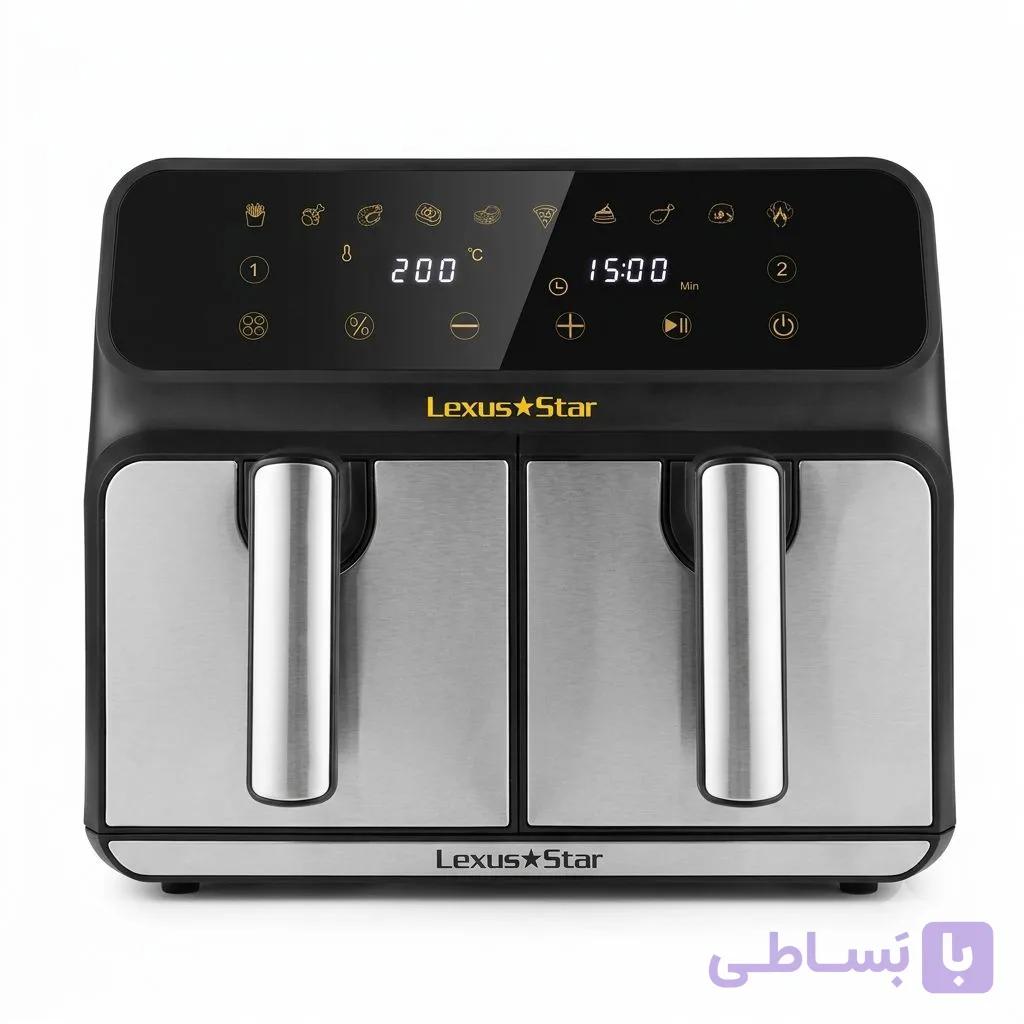 سرخ کن دو قلو لکسوس استار مدل LS9559 — تصویر 1