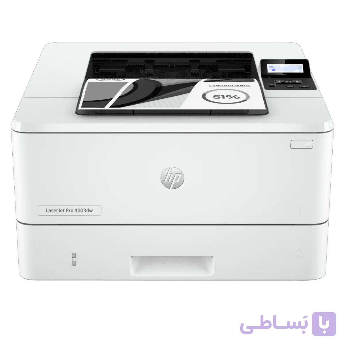 پرينتر تک کاره ليزری اچ پی مدل LaserJet Pro 4003dw