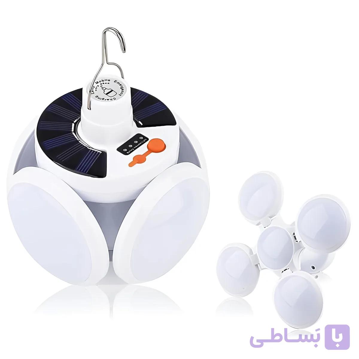 چراغ شارژی خورشیدی تاشو — تصویر 1
