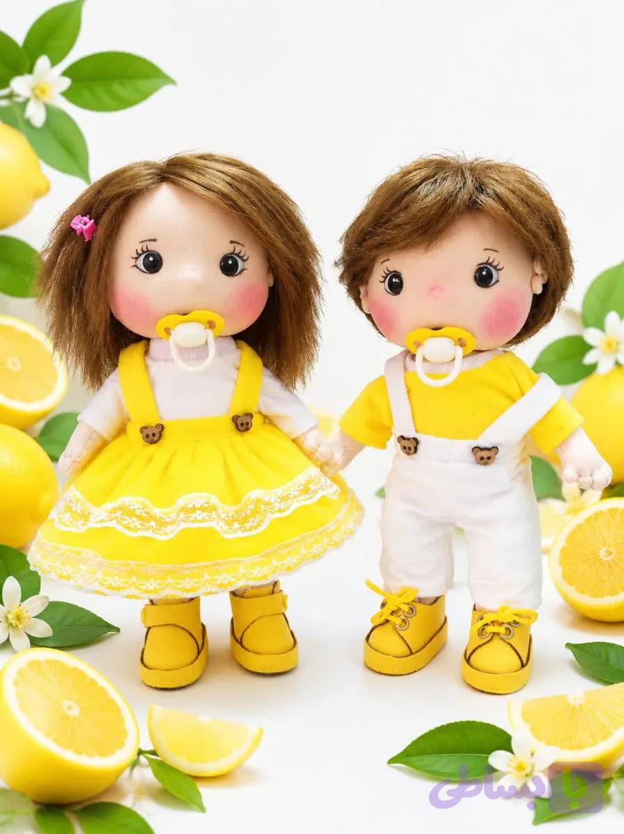 عروسک های نینی پستونک دار دوقلو