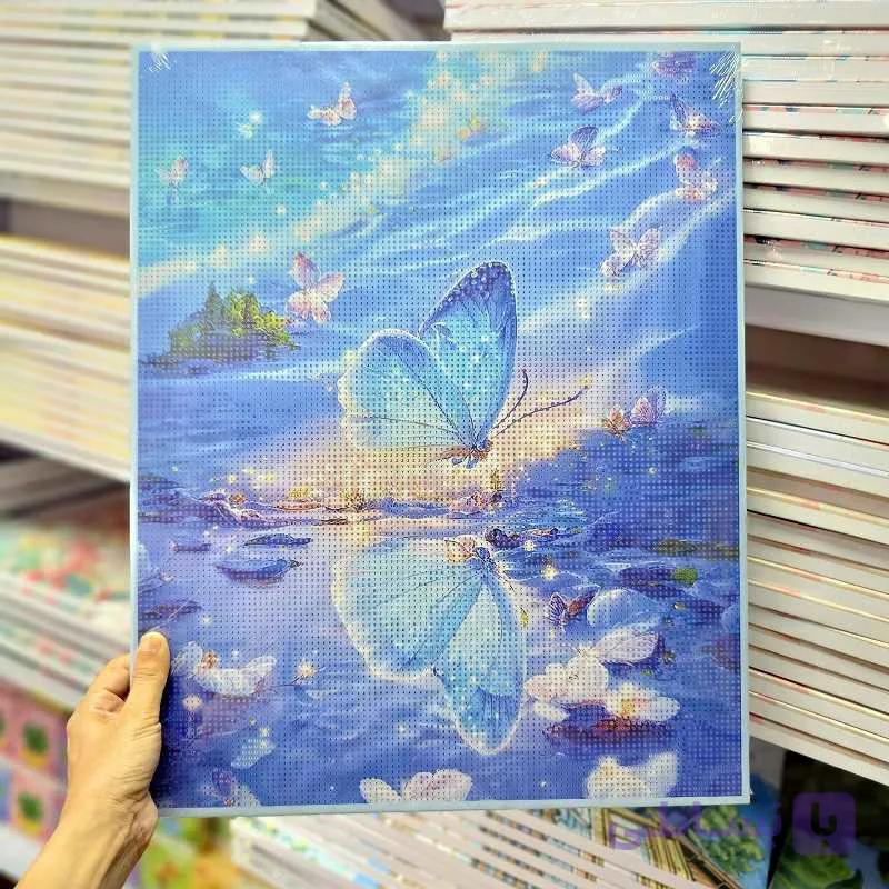 بوم نقاشی الماسی 50*40 — تصویر 1