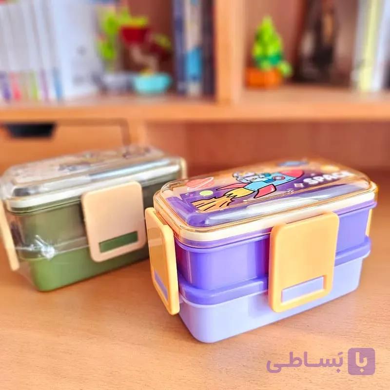 ظرف غذای فانتزی 2 طبقه — تصویر 1