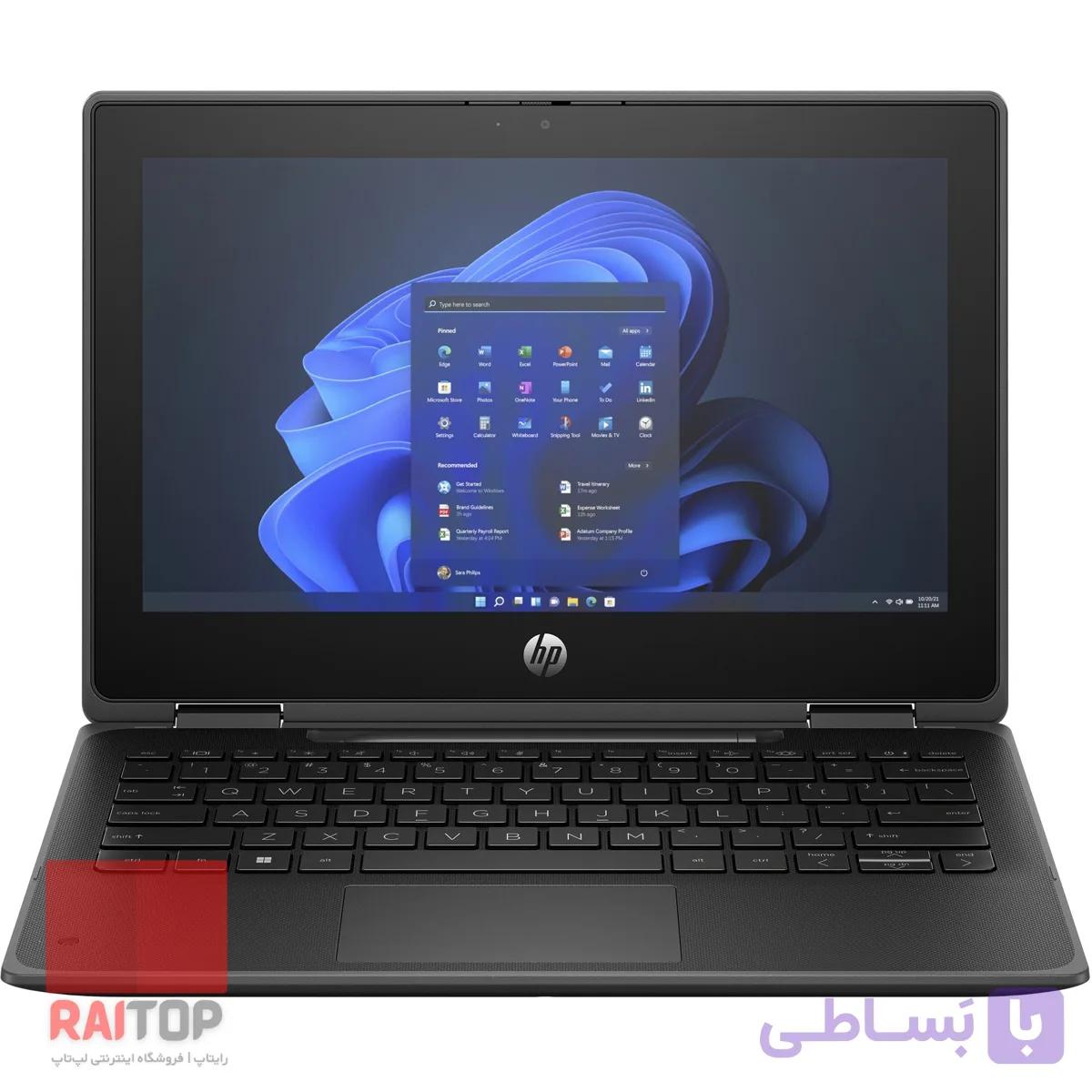 لپ تاپ 11 اینچی 2 در 1 HP مدل Fortis Flip G1i — تصویر 1