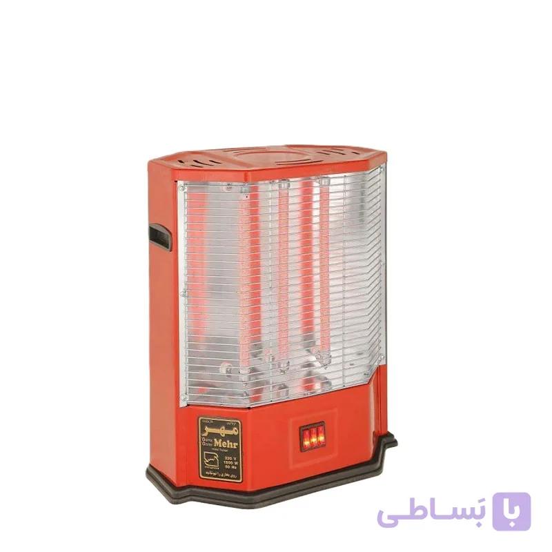 بخاری برقی گرما گستر مهر مدل ساده دارای تایمر و سیستم خاموشی خودکار — تصویر 1