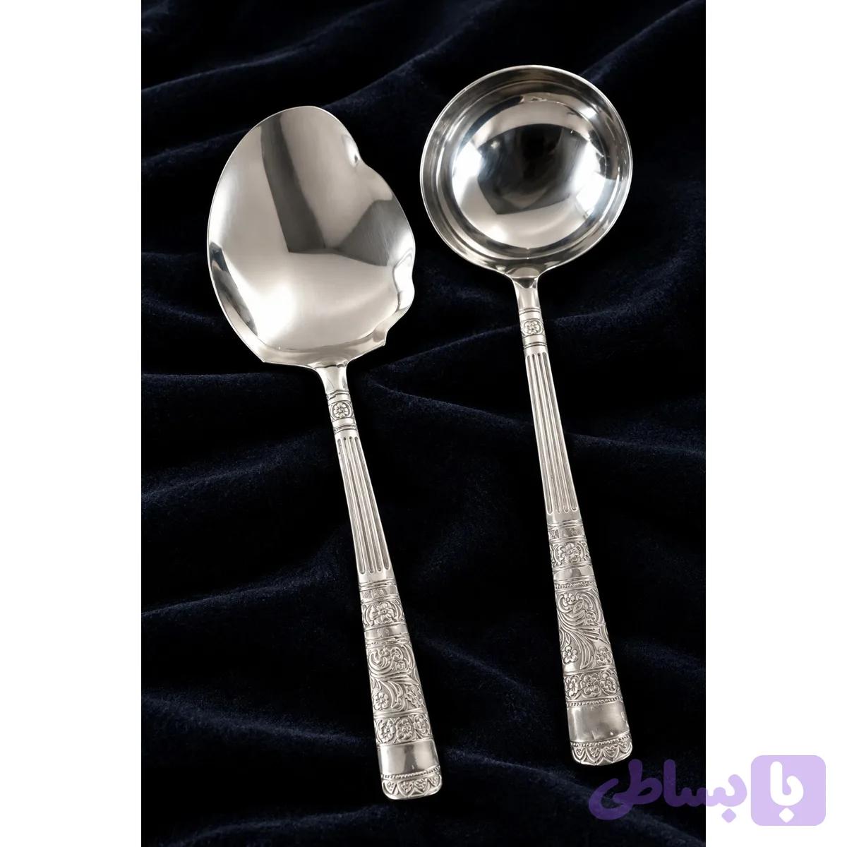 کفگیر و ملاقه steel japan (کد NXKGP)