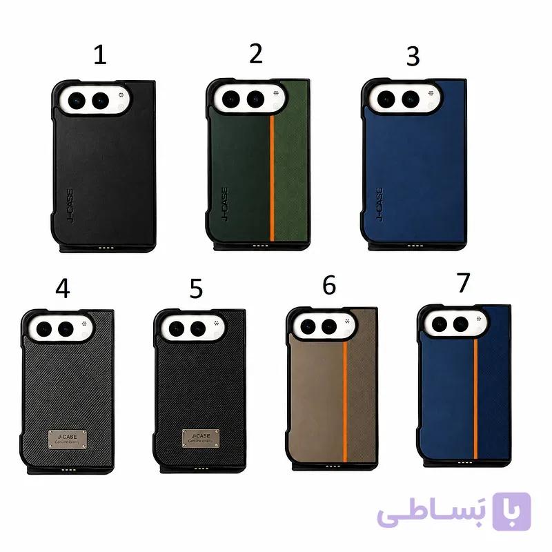 قاب J-Case چرمی اپل Apple iPhone 18 Duo — تصویر 1