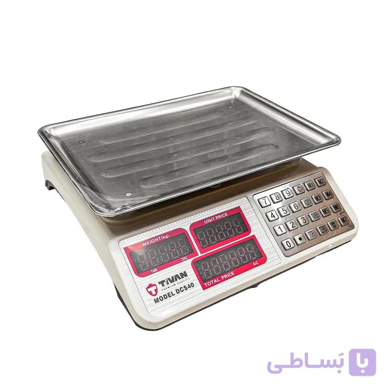 ترازو فروشگاهی تیوان مدل DCS40 با ظرفیت ۴۰ کیلوگرم