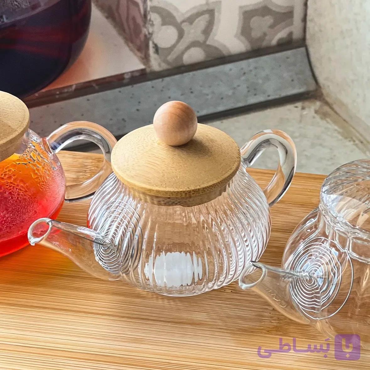 قوری زعفرون پیرکس
