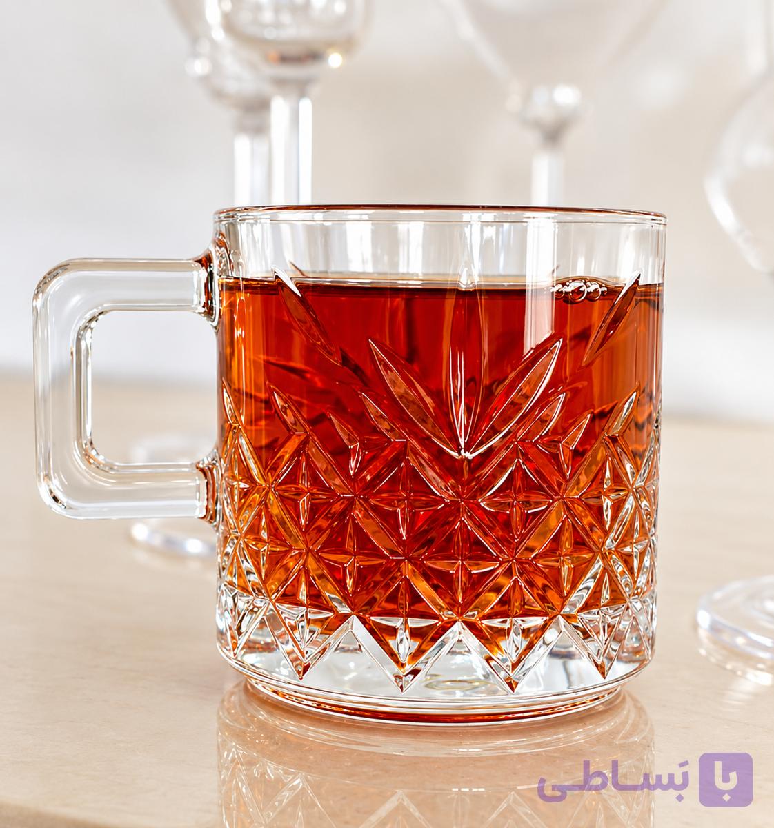 لیوان چای خوری پاشا باغچه | دو عددی | مدل TIMELESS