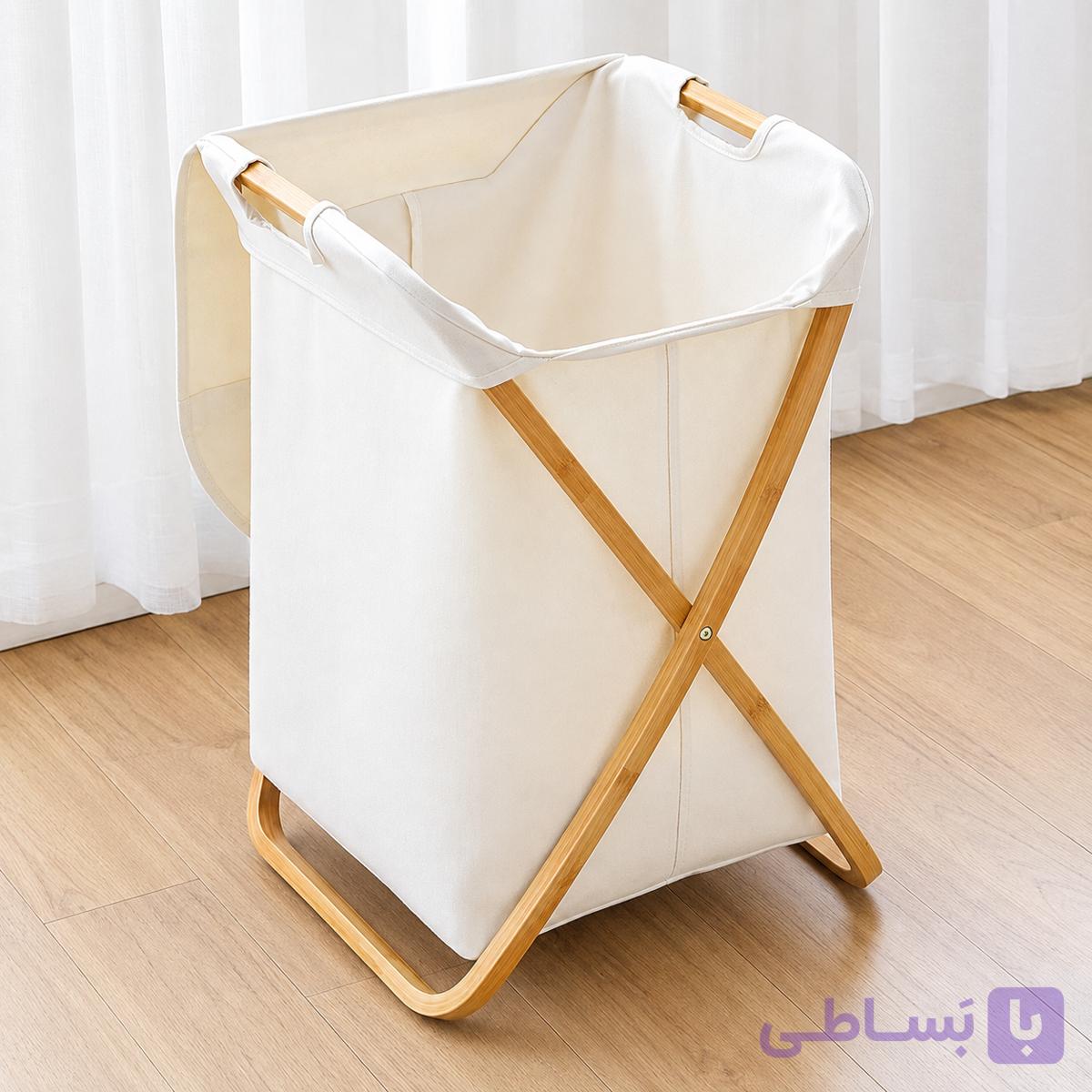 سبد رخت برزنتی تاشو