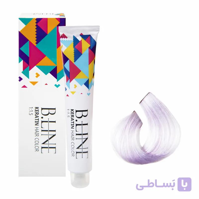 رنگ مو بی لاین شماره 906 حجم 100 میلی لیتر رنگ یاسی