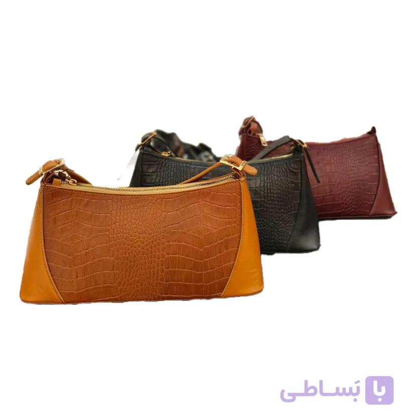 کیف زنانه تمام چرم طبیعی کد ۱۴۰۸ — تصویر 1